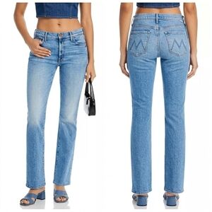 MOTHER The Outsider Sneak Straight Jeans in For Sure Size 26